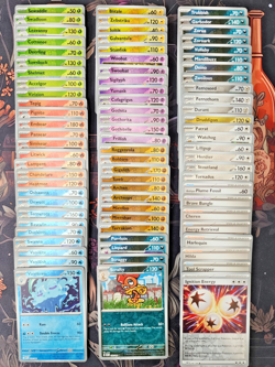 Pokemon TCG White Flare - Complete Base Set - C/UC/R - 80 Cards (REVERSE HOLO) - Image 1