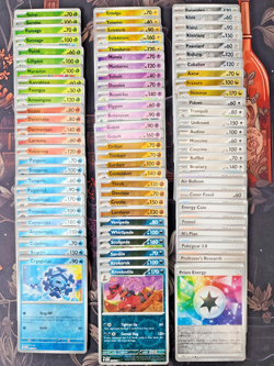 Pokemon TCG Black Bolt - Complete Base Set - C/UC/R - 80 Cards (REVERSE HOLO) - Image 1