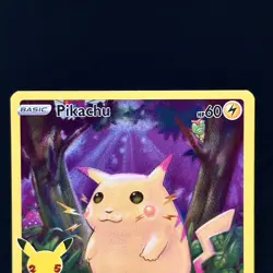 Pokemon TCG Card Pikachu 5/25 Celebrations 25th Anniversary Full Art Holo - G-1 - Image 4