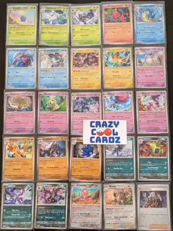⭐Lot 176 Pokemon Cards SV Paldea Evolved complete reverse holo C/U/R set🔥 - Image 2