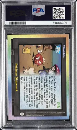 2000 TOPPS POKEMON TV ANIMATION SER 2 EPISODE CARDS POKEMON SHIPWRECK PSA 9 - Image 2