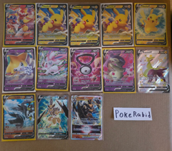 Pokemon Sword & Shield MINT Promo Cards Lot of 30 - Full Arts, Cosmos Holos, etc - Image 2