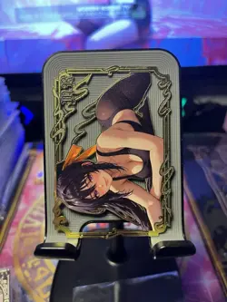 Goddess Story Metal Card Serialized Anime Waifu Random # Akeno - Image 1