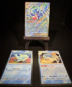 Palafin EX SVP 126 Black Star Promo Regular sized Card Pokemon [Near Mint] Set - Image 1