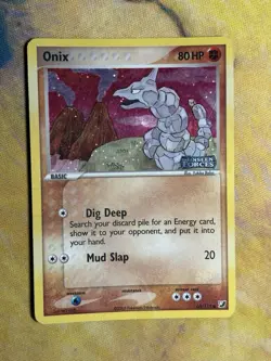 Onix 65/115 EX Unseen Forces Stamped Holo Rare Pokemon TCG Card MP - Image 2