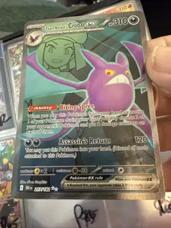 Team Rocket’s Crobat Ex Full Art 217/182 Destined Rivals Pokemon Card P86 - Image 1