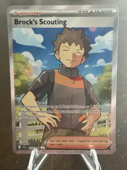 Brock's Scouting Journey Together Ultra Rare Card 179/159 SV09 English Edition - Image 1