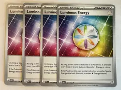 Luminous Energy 191/193 Playset Paldea Evolved NM Pokemon Card X4 - Image 1