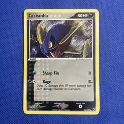 Carvanha 56/107 Tomokazu Komiya Deoxys Card - LP+ - Image 1