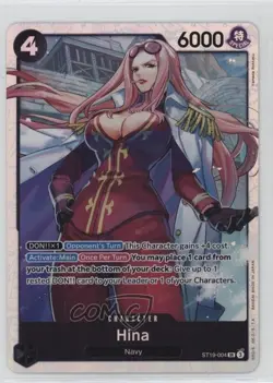 2024 One Piece Card Game: Starter Deck: BLACK Smoker ST19 English Hina #ST19-004 - Image 1