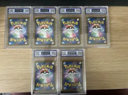 Lot of 6 Pokemon Cards - Japanese Eeveelutions - CGC 9.5/10 GEM MINT - Image 2