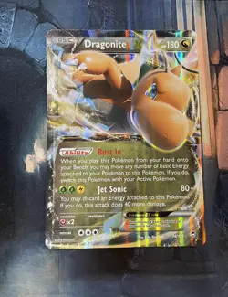 JUMBO Pokemon DRAGONITE EX Card XY 74/111 OVERSIZED Promo💎NM💎 - Image 1