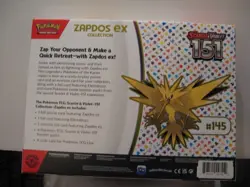 POKEMON TRADING CARD GAME SCARLET & VIOLET - 151 ZAPDOS EX COLLECTION BOX - Image 2