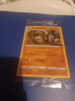 Pokemon TCG Sandaconda - 082/163 (Gamestop Exclusive) Stamped Promo Card SEALED - Image 1