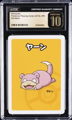 2019 POKEMON PLAYING CARDS JAPANESE OLD MAID SLOWPOKE CGC 10 PRISTINE - Image 1