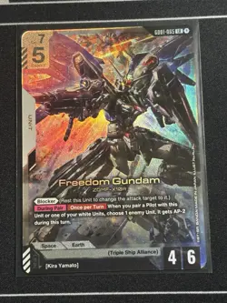 Freedom Gundam Foil - GD01-065 NM - Gundam TCG Card Game - Image 1