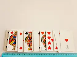 CARTE DA GIOCO GENOVESI DAL NEGRO SUPERPLASTIC VINTAGE ORIGINAL PLAYING CARD NEW - Image 3