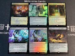 Magic MTG Urban Retreat Borderless Foil Marvel Spider-Man Lot*6 - Image 1