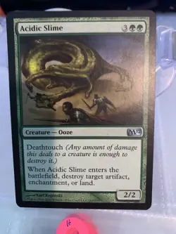 MTG Magic the Gathering Acidic Slime (161/256) Magic 2012 NM - Image 1