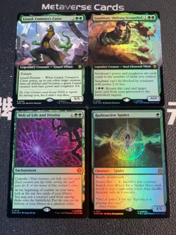 Magic MTG Radioactive Spider Borderless Foil Marvel Spider-Man Lot*4 - Image 1