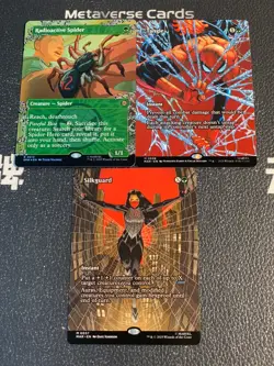 Magic MTG Silkguard Tangle Borderless Marvel Spider-Man Lot*3 - Image 1