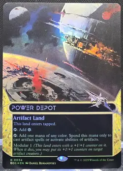 Power Depot #34 Edge of Eternities Borderless Foil Rare - Image 1