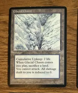 Magic The Gathering Glacial Chasm Ice Age Regular - Image 1