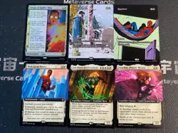 Magic MTG Rest In Peace With Great Power Borderless Marvel Spider-Man Lot*6 - Image 1