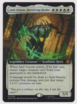 Magic The Gathering Spider-Man Anti-Venom, Horrifying Healer (Extended Art) Foil - Image 1