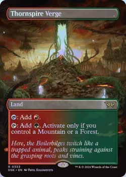 Thornspire Verge (Borderless) MTG DSK 0333 Rare NM Foil - Image 1