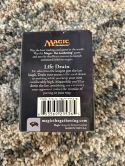 Magic The Gathering Eventide "Life Drain" Theme Deck. Used Cards + extras (read) - Image 2