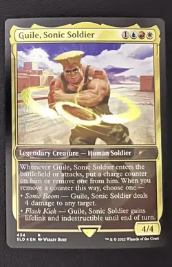 Guile, Sonic Soldier [Secret Lair Drop Series] MTG Near Mint Foil - Image 1