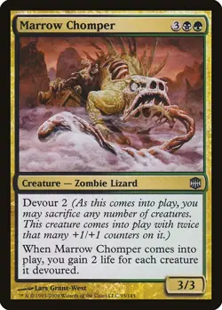 MTG Magic the Gathering 1x FOIL NM Marrow Chomper - Alara Reborn x1 - Image 1