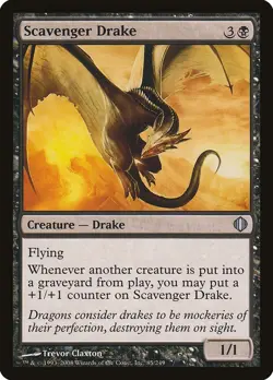 MTG Magic the Gathering 1x FOIL NM Scavenger Drake - Shards of Alara x1 - Image 1
