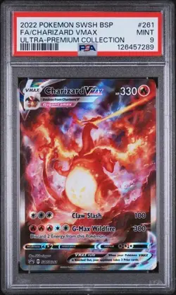 PSA 9 MINT Charizard VMAX UPC Promo Holo Pokemon SWSH261 - Image 1