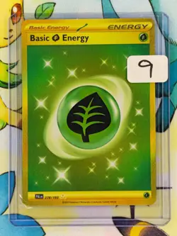 Basic Grass Energy gold Pokemon Paldea Evolved (PAL) 2023 NM 🔥🔥 - Image 1
