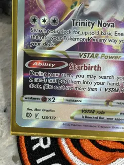 Pokemon Arceus VSTAR 123/172 Swsh09: Brilliant Stars Holo - Image 2