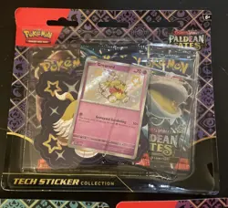 Set of 3 (1 of each) Paldean Fates Tech-Sticker Collection SV4.5 Pokemon TCG - Image 2