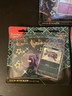 Set of 3 (1 of each) Paldean Fates Tech-Sticker Collection SV4.5 Pokemon TCG - Image 3