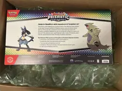 Pokemon TCG Prismatic Evolutions Lucario Ex + Tyranitar Ex Premium Collection - Image 2
