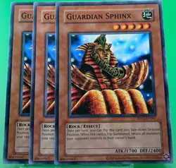 3x Guardian Sphinx Common Retro Pack 2 RP02-EN067 LP - Image 1