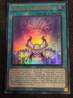 x1 Draco Awakening - DOOD-EN064 - Ultra Rare - 1st Edition Yu-Gi-Oh! M/NM - Image 1