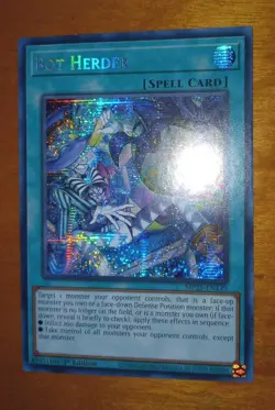 Yugioh Bot Herder MP25-EN149 Prismatic Secret Rare 1st Edition NM - Image 3