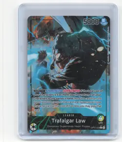 2025 One Piece Card Game Trafalgar Law Royal Blood #OP10-022 Near Mint - Image 1