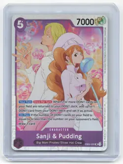 2025 One Piece Card Game Sanji & Pudding Anime 25th Collection #EB02-035 NM - Image 1