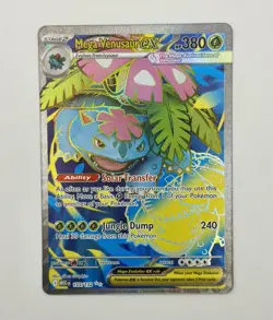 Mega Venusaur EX 155/132 Mega Evolution ENGLISH Pokemon TCG Card NM Ultra Rare - Image 1