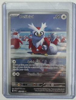 Pokemon Delibird 152/132 Mega Evolution Illustration Rare Card NM - Image 1