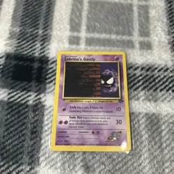 Sabrina's Gastly 96/132 Gym Challenge Unlimited Pokemon Card Common LP - Image 1