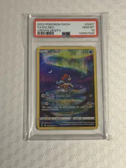 2023 PSA 10 Pokemon Crown Zenith Keldeo Galarian Gallery Full Art GG07/GG70 Card - Image 1
