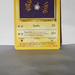 Pokemon Card Magnemite Team Rocket 1st Edition Common 60/82 Near Mint - Image 3